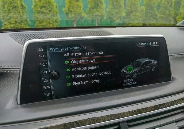 BMW Seria 7 cena 155000 przebieg: 125515, rok produkcji 2016 z Piotrków Trybunalski małe 781